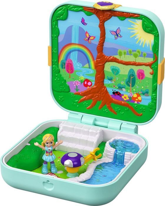 Mattel Figurki Polly Pocket Hidden Treasures Niebieski zestaw (GDK79) 1