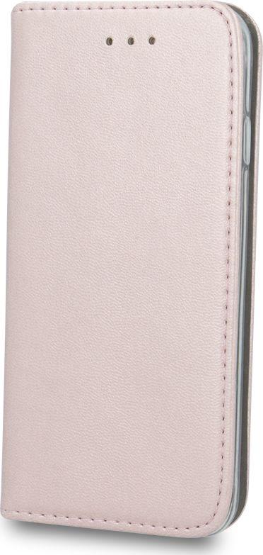 TelForceOne Pokrowiec Smart Magnetic do Huawei P30 Lite różowo-złoty 1