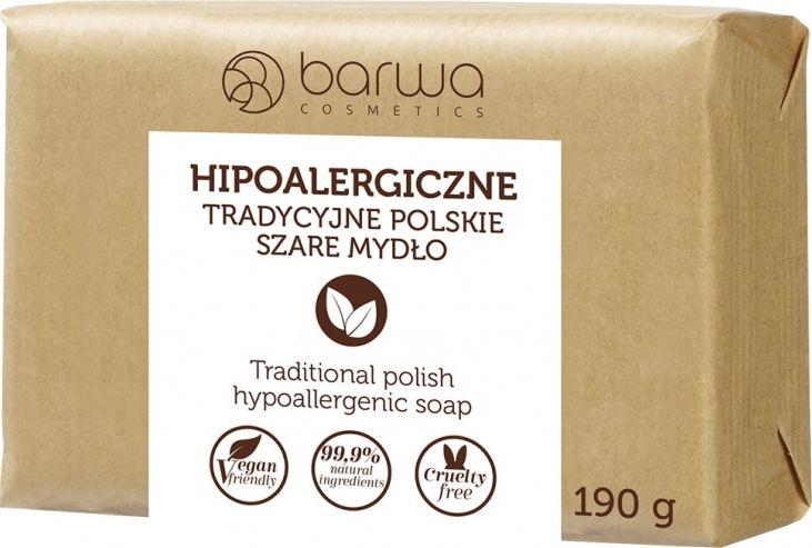 Barwa Mydło w kostce szare 190g 1