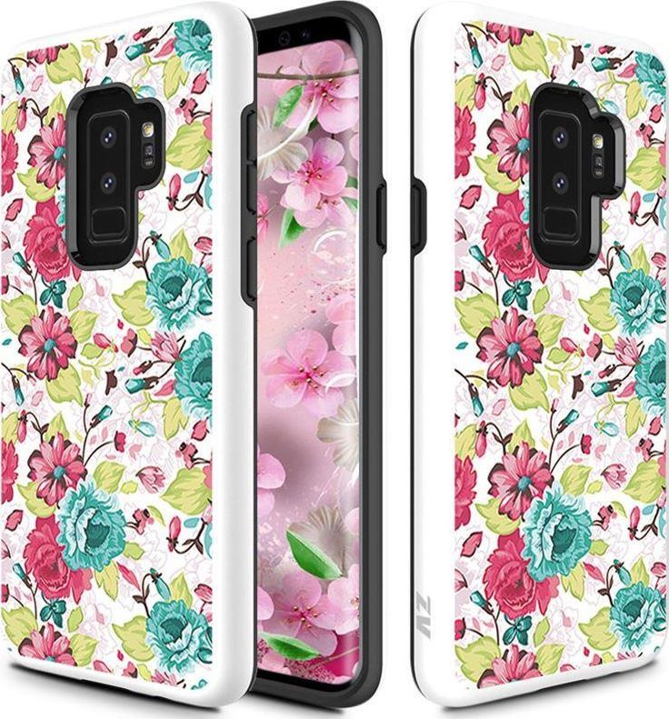 Zizo Zizo Sleek Hybrid Design Cover - Etui Samsung Galaxy S9+ (flowers) 1