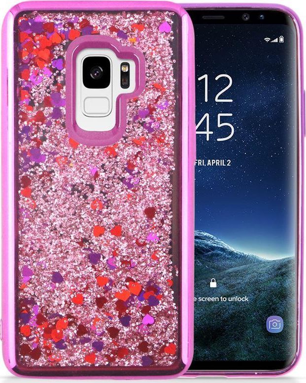 Zizo Zizo Liquid Glitter Star Case - Etui Samsung Galaxy S9 (pink) 1