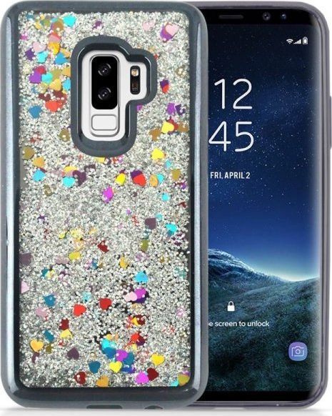 Zizo Zizo Liquid Glitter Star Case - Etui Samsung Galaxy S9+ (black) 1