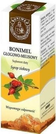 Bonimed Bonimel głogowo-melisowy syrop ziołowy wspomaga odporność suplement diety 130g 1