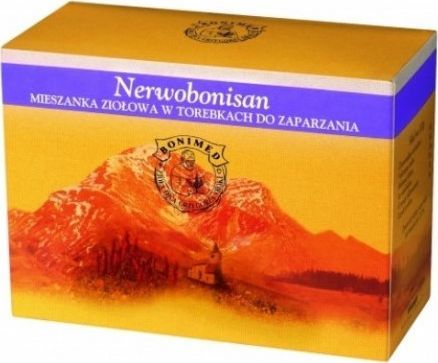 Bonimed Nerwobonisan Ojca Grzegorza mieszanka ziołowa do zaparzania suplement diety 25 saszetek 1