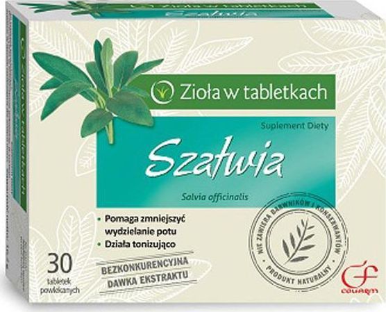 Colfarm COLFARM_Zioła w Tabletkach Szałwia suplement diety 30 tabletek 1