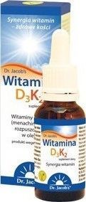 Dr.Jacob`s DR.JACOB'S_Witamina D3 K2 suplement diety w kroplach 20ml 1