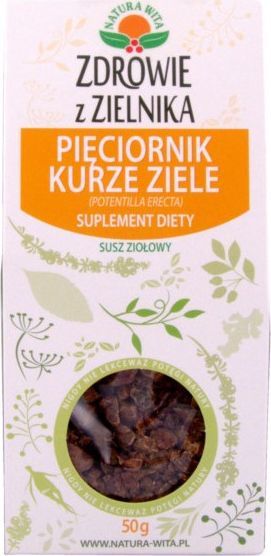 Natura Wita NATURA WITA_Zdrowie z Zielnika Pięciornik Kurze Ziele susz ziołowy suplement diety 50g 1