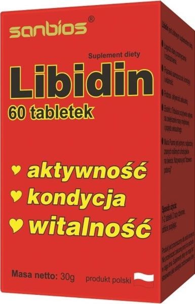 Sanbios SANBIOS_Libidin suplement diety 60 tabletek 1