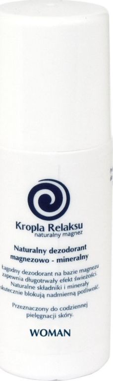 Kropla Relaksu Naturalny Dezodorant magnezowo-mineralny dla kobiet, 60ml 1