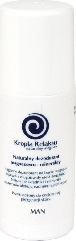 Kropla Relaksu Naturalny Dezodorant magnezowo-mineralny dla mężczyzn, 60ml 1