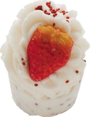 Bomb Cosmetics Babeczka musująca Wild Strawberry Bath Mallow 50g 1