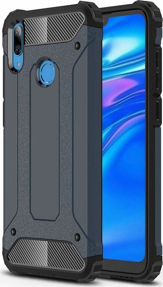 Hurtel Hybrid Armor pancerne hybrydowe etui pokrowiec Huawei Y7 2019 / Y7 Prime 2019 niebieski uniwersalny 1