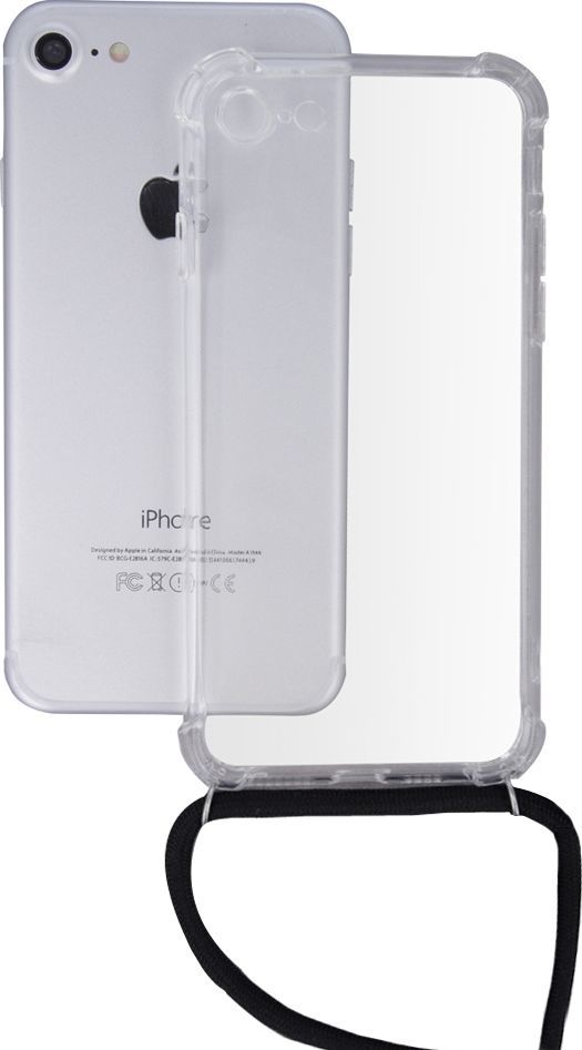 TelForceOne Nakładka z tasiemką do iPhone 6/6s czarna 1