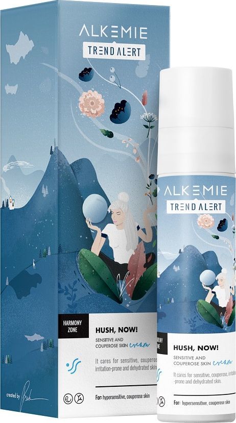  ALKEMIE Trend Alert Harmony Zone Hush Now Sensitive and Couperose Skin Cream 50ml 1
