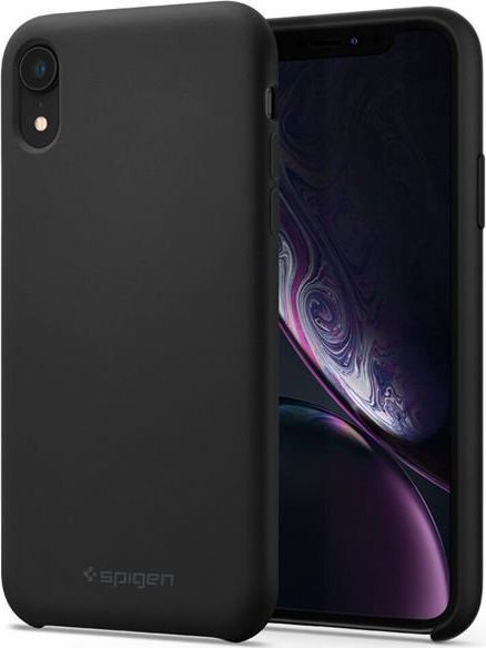 Spigen Nakładka Silicone Fit Apple iPhone XR czarna 1
