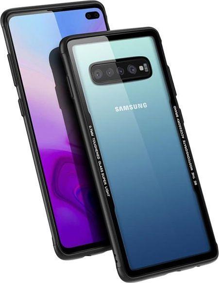 Alogy Etui Glass Case Galaxy S10 Plus czarne 1