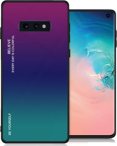 Alogy Etui Aurora Armor do Samsung Galaxy S10e fioletowo-niebieskie 03 uniwersalny 1
