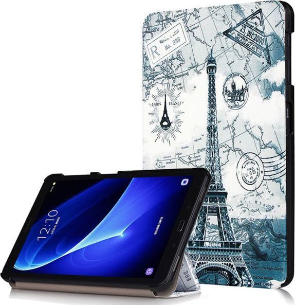 Etui na tablet Alogy Etui Alogy Book Cover do Galaxy Tab A 10.1 T580/ T585 Wieża Eiffla uniwersalny 1