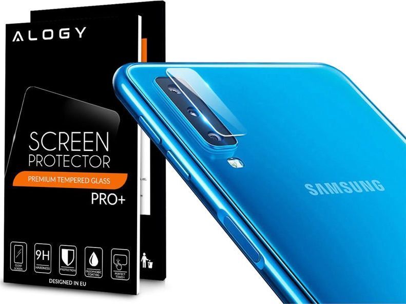 Alogy Szkło hartowane Alogy na tył obiektyw do Samsung Galaxy A7 2018 uniwersalny 1