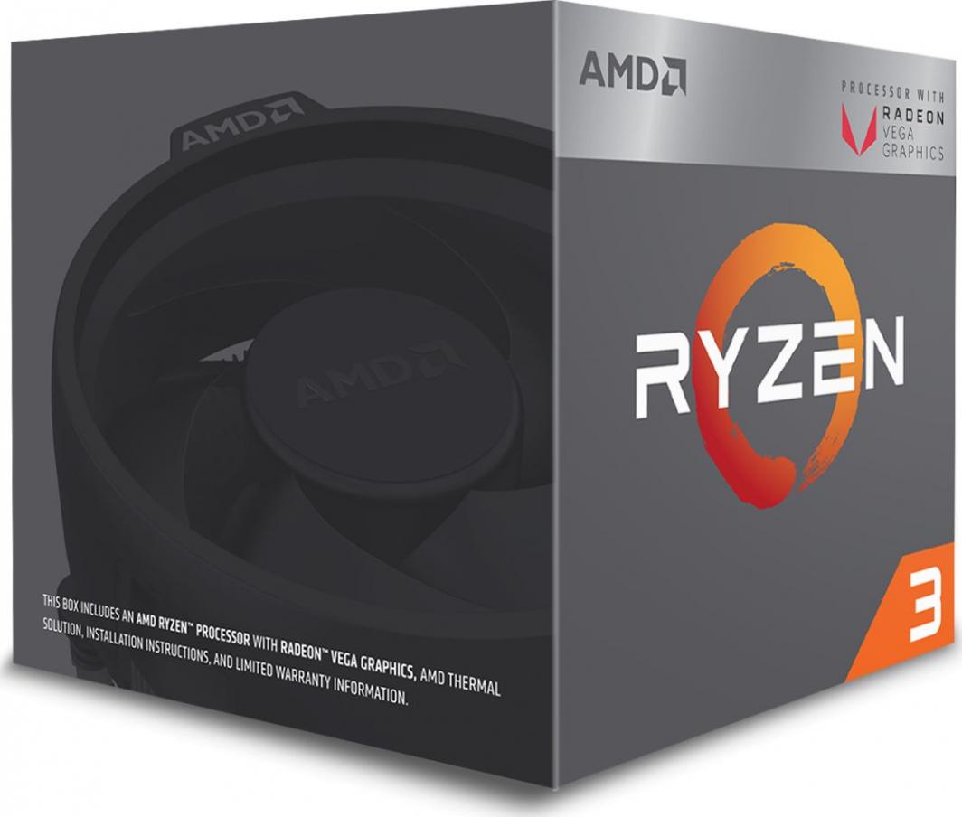 AMD Ryzen 3 3200G プロセッサ Amd Ryzen 3 3200G Procesor, Srebrny, 4,2GHz : Amazon.pl