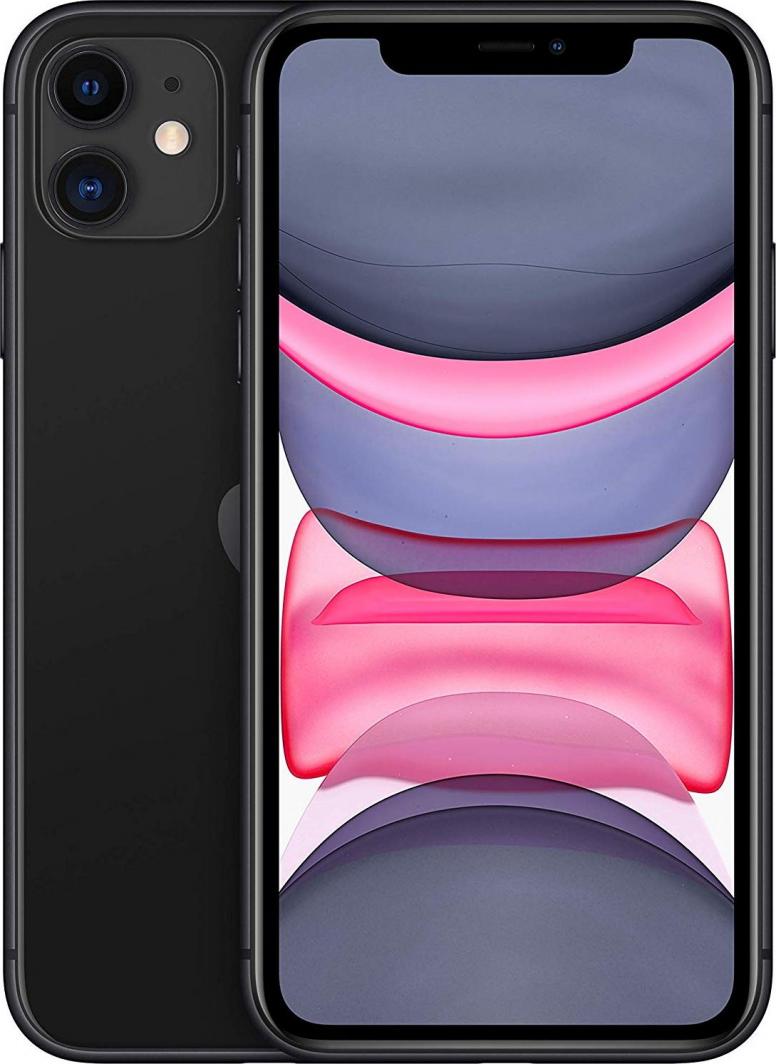 Smartfon Apple iPhone 11 4/128GB Dual SIM Czarny  (MWM02PM/A) 1