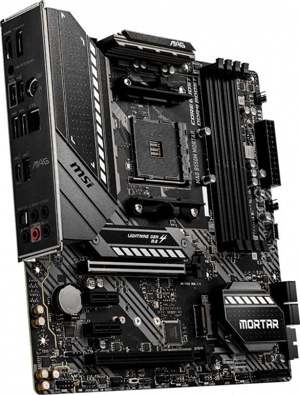ケース+MSI B550M Mortar+R7 5800X+ DDR4 32GB MSI MAG B550M MORTAR - Płyta główna - Morele.net