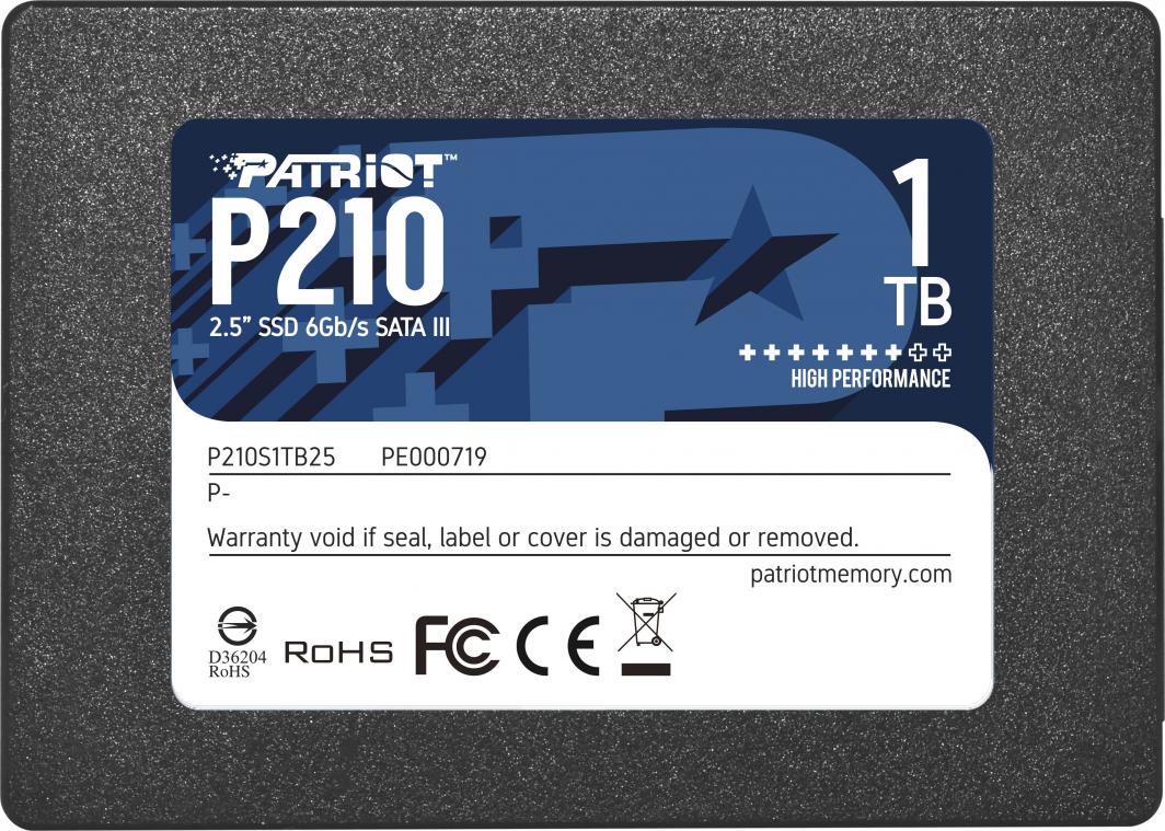 Dysk SSD Patriot P210 1 TB 2.5" SATA III (P210S1TB25) 1