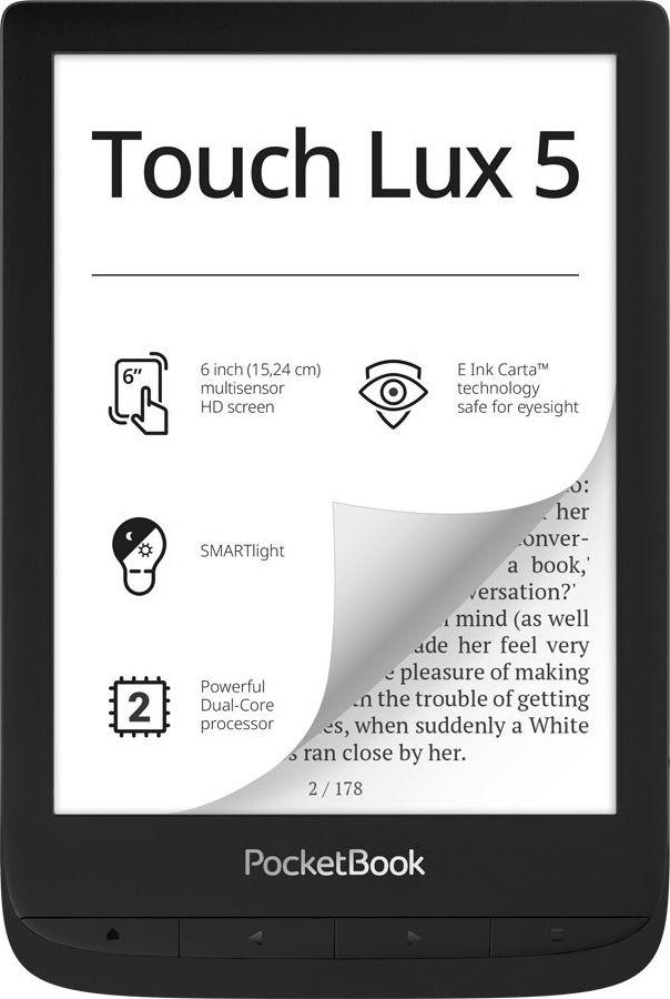 Czytnik PocketBook Touch Lux 5 (PB628-P-WW) 1