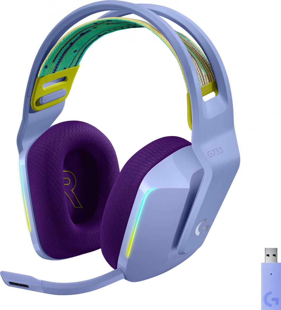 Słuchawki Logitech G733 Lightspeed Lilac (981-000890) 1