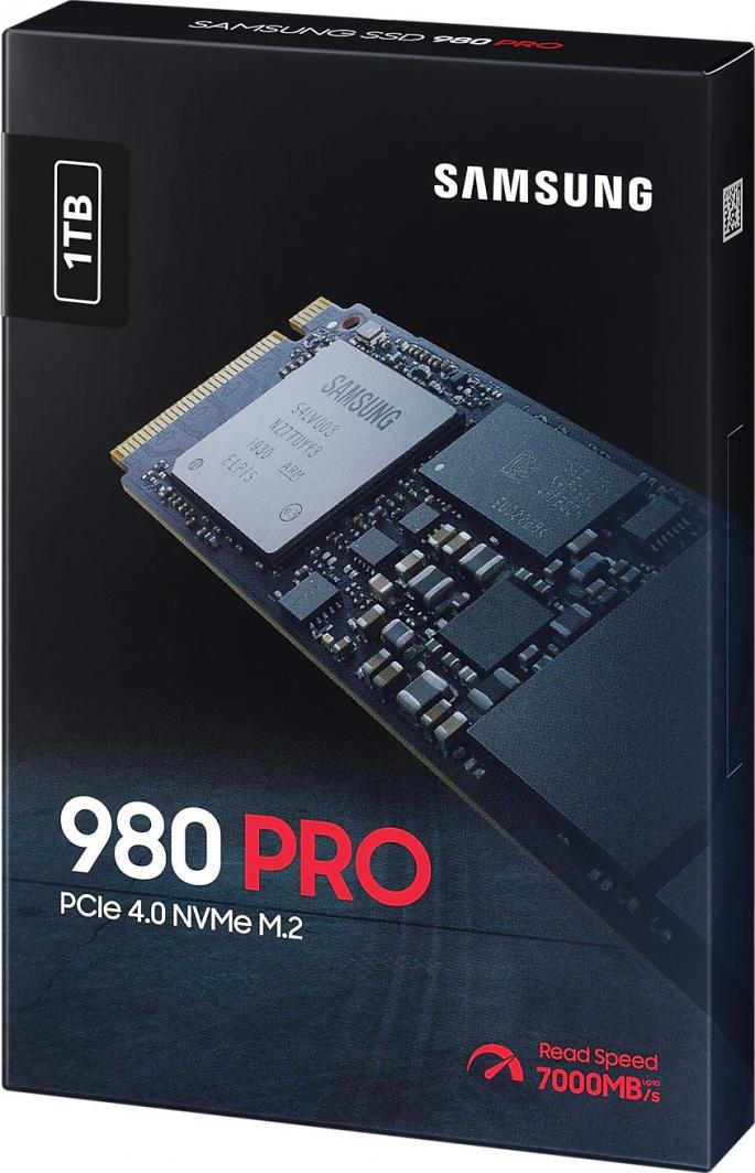 Samsung 980 PRO 1TB M.2 2280 PCI-E x4 Gen4 NVMe (MZ-V8P1T0BW