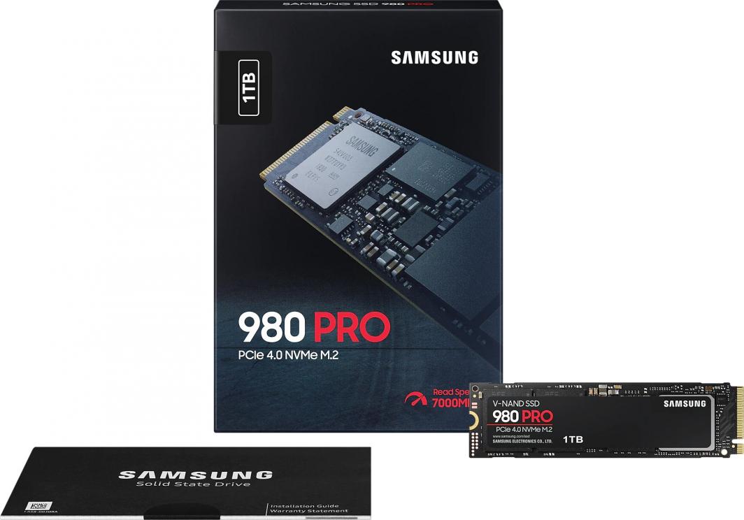Samsung 980 PRO 1TB M.2 2280 PCI-E x4 Gen4 NVMe (MZ-V8P1T0BW