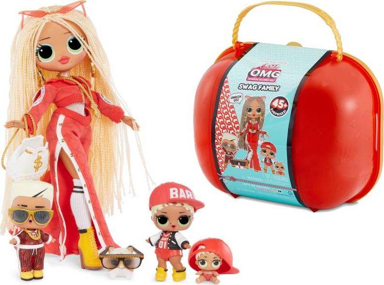 MGA Zestaw lalek Swag Family 45 niespodzianek+4 lalki i pupilek (422099) 1