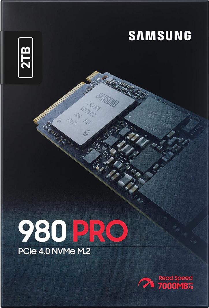 Samsung 980 PRO 2TB M.2 2280 PCI-E x4 Gen4 NVMe (MZ-V8P2T0BW