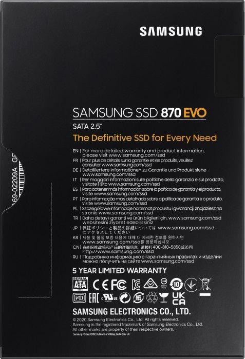 Samsung 870 EVO 4TB 2.5