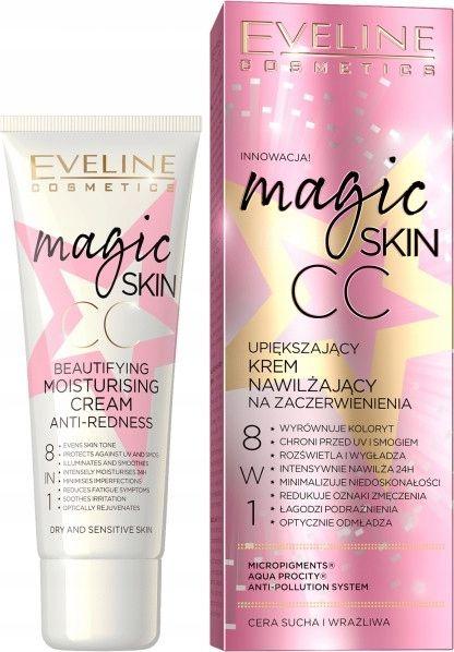 Eveline Krem nawilżający Magic Skin Cc na zaczerwienienia 1
