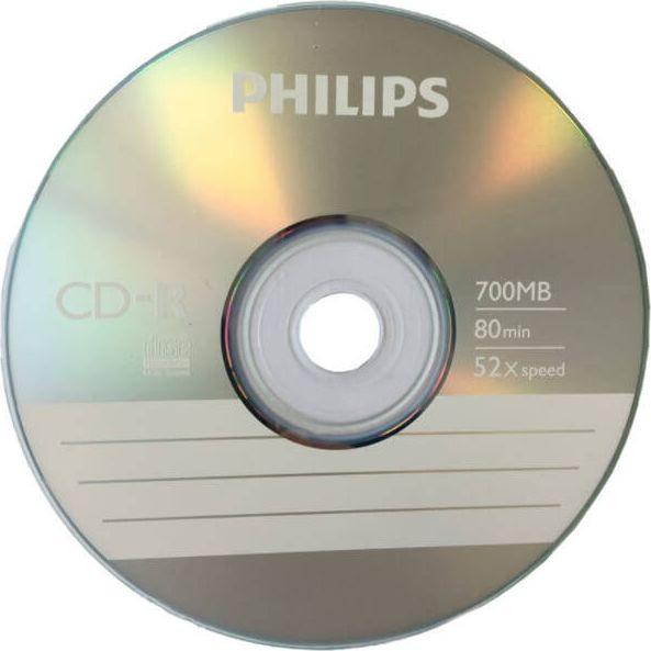  Philips CD-R 700 MB 52x 1 sztuka (3251-uniw) 1