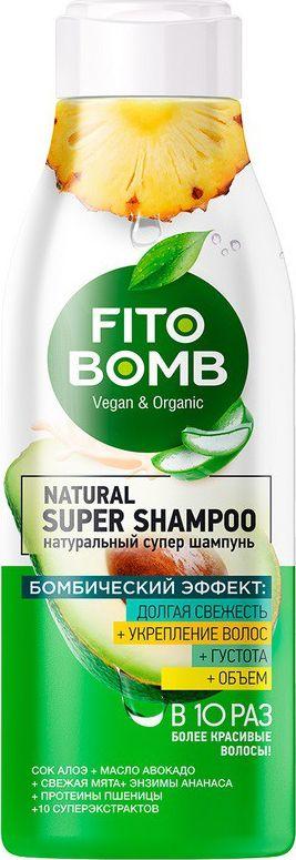 FITO BOMB Szampon do włosów wzmacniający Aloes i awokado 250ml 1