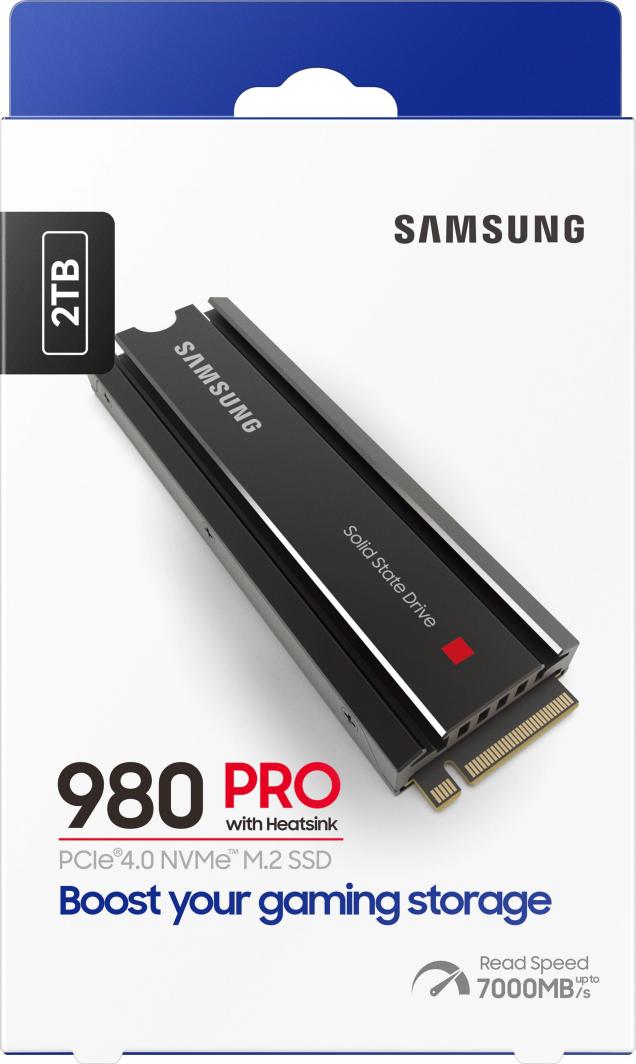 Samsung 980 PRO 2TB M.2 2280 PCI-E x4 Gen4 NVMe (MZ-V8P2T0CW