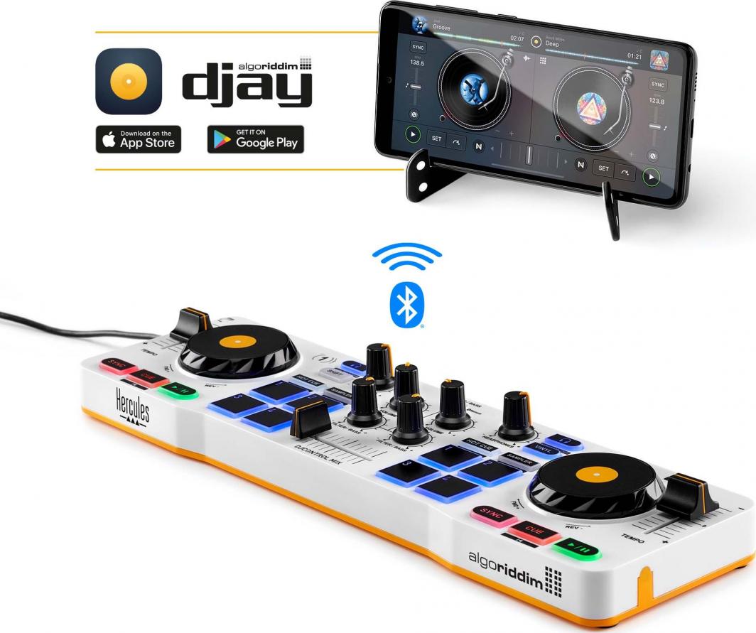 Hercules DJCONTROL MIX スマートフォン対応 国内正規品】Hercules DJControl Mix ? スマホ対応ワイヤレスDJ