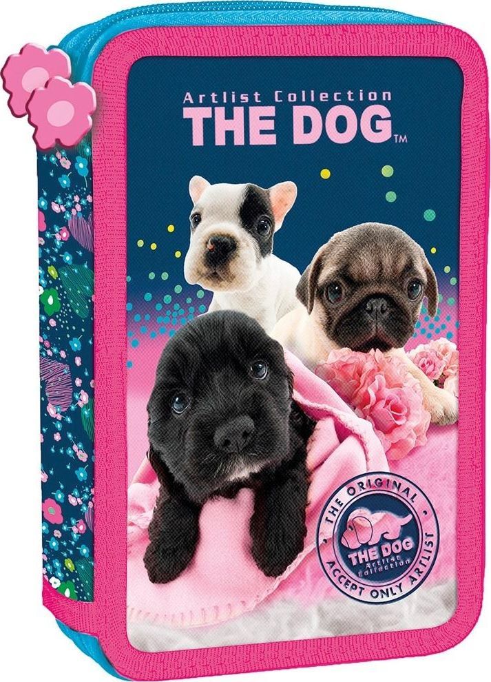Piórnik Derform Piórnik dwukomorowy z wyposażeniem The Dog 34 DERFORM 1