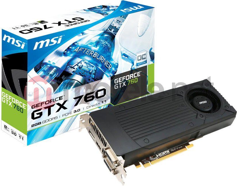 Msi Geforce Gtx 760 2gb Oc Edition MSI GeForce GTX 760 OC, 2GB DDR5 ( 256 Bit), HDMI, DVI, DP (N760 2GD5
