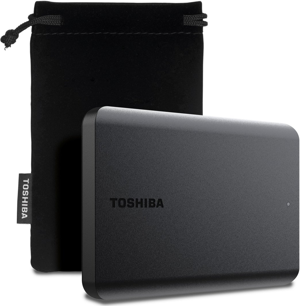 Dysk zewnętrzny HDD Toshiba Canvio Basics Exclusive 1TB Czarny (HDTB510MK3AA)