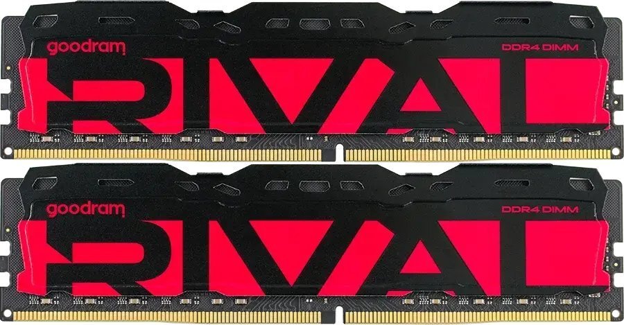 Pamięć GoodRam Rival Radiant, DDR4, 16 GB, 3200MHz, CL16 (GGRRD4-32L16SA/16GDC)