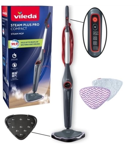 Mop parowy Vileda Steam Plus Pro (180839)