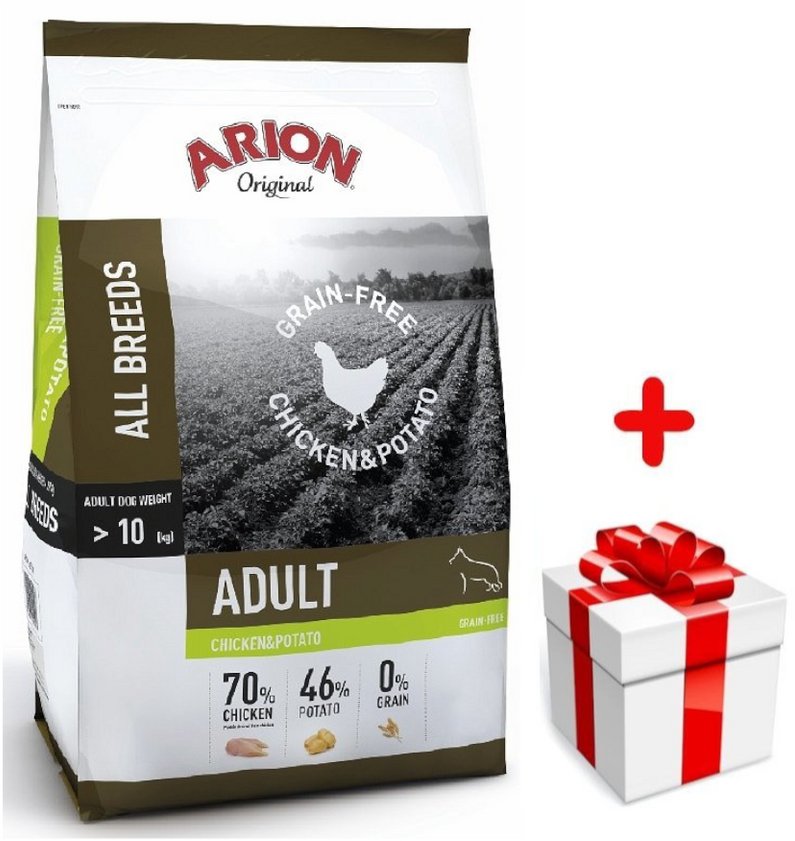 Arion Original Grain Free Chicken&Potato sucha karma dla psa dorosłego 12kg
