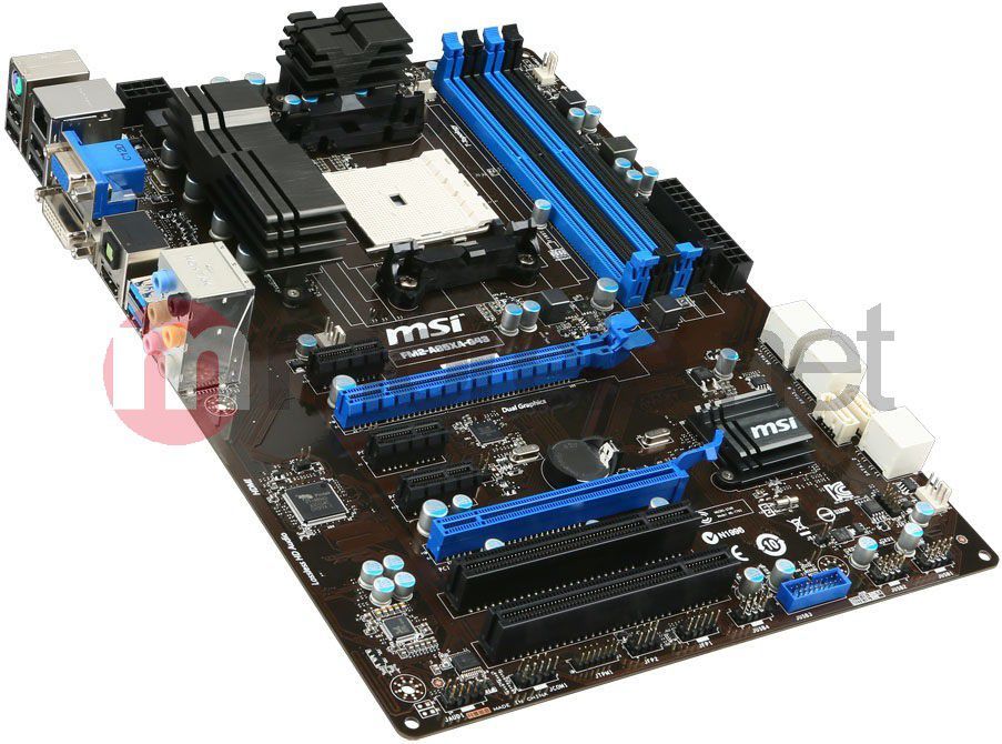 Płyta główna MSI FM2-A85XA-G43, A85X, DualDDR3-1866, SATA3, RAID, GBLAN, ATX (FM2-A85XA-G43) 1