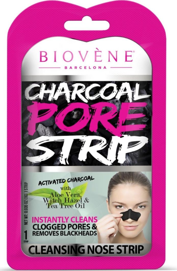 Biovene Plaster na nos Charcoal Pore Strip oczyszczający 1