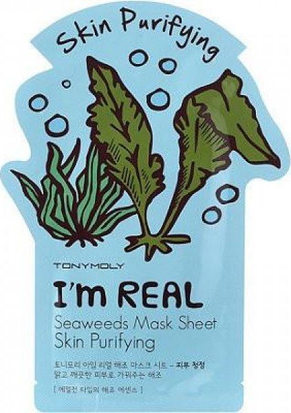 Tonymoly Maseczka do twarzy I'm Seaweed Mask Sheet oczyszczająca 21g 1
