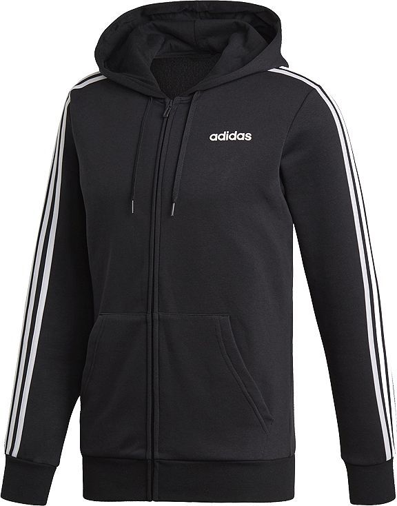 Bluza z kapturem Adidas Children's Essentials 3 Stripes Hoodie Granatowy