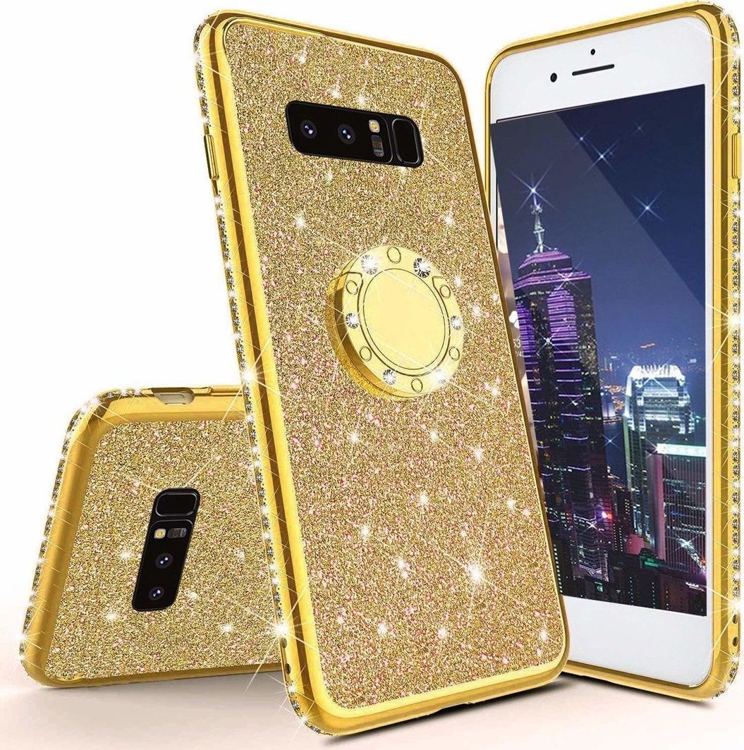Etui Diamond Ring Glitter Brokat SAMSUNG GALAXY A7 2018 1